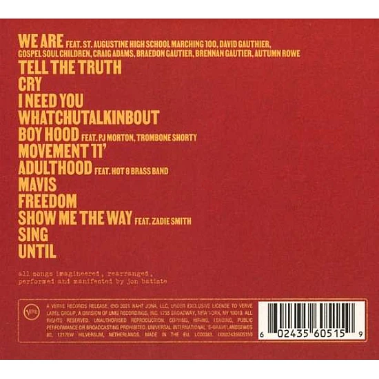 Jon Batiste - We Are CD
