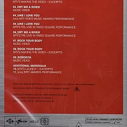 Justin Timberlake - Justified The Videos DVD Disk