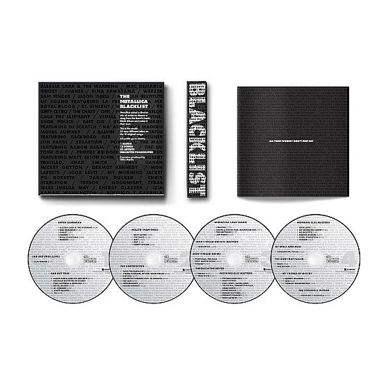 Metallica (Çeşitli Sanatçılar) - The Metallica Blacklist 4 CD