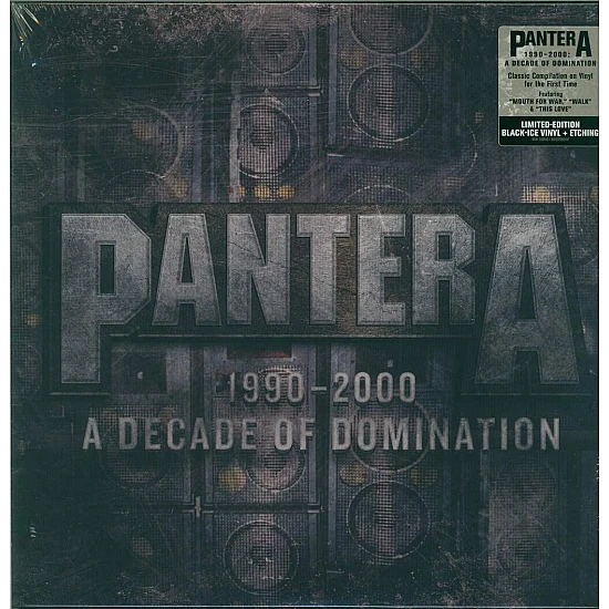 Pantera - 1990-2000: A Decade Of Domination (Siyah Buz Renk, Etched) Plak 2 LP