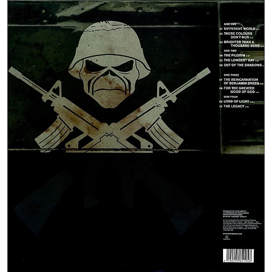 Iron Maiden ‎– A Matter Of Life And Death Plak 2 LP