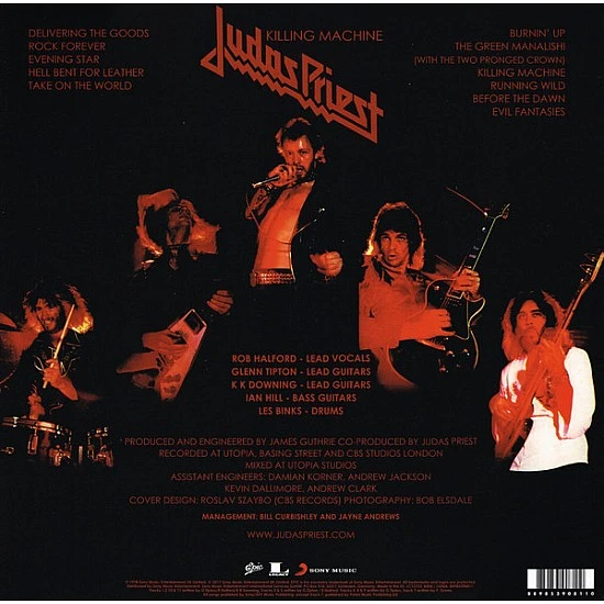 Judas Priest ‎– Killing Machine Plak LP