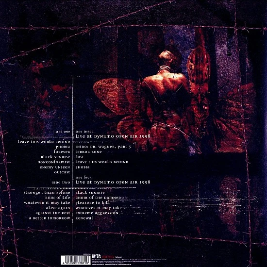 Kreator ‎– Outcast (Turuncu Renkli) Plak 2 LP