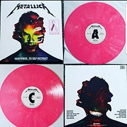 Metallica ‎– Hardwired...To Self-Destruct (Pembe Renkli) Plak 2 LP