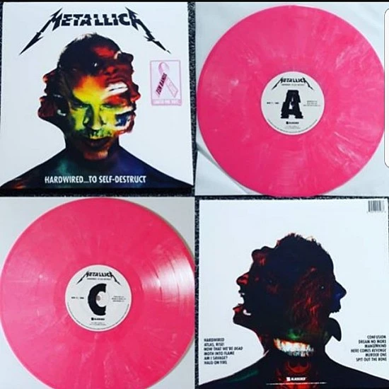 Metallica ‎– Hardwired...To Self-Destruct (Pembe Renkli) Plak 2 LP