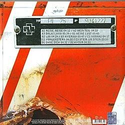 Rammstein ‎– Reise, Reise Plak 2 LP