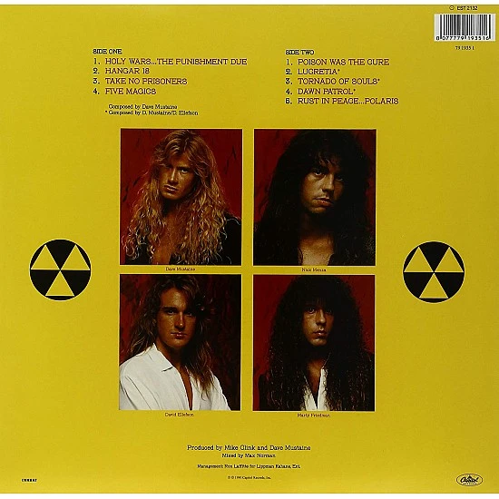 Megadeth ‎– Rust In Peace Plak LP