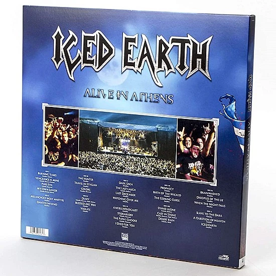 Iced Earth ‎– Alive in Athens Plak Box Set 5 LP (20. Yıl Özel Baskısı)