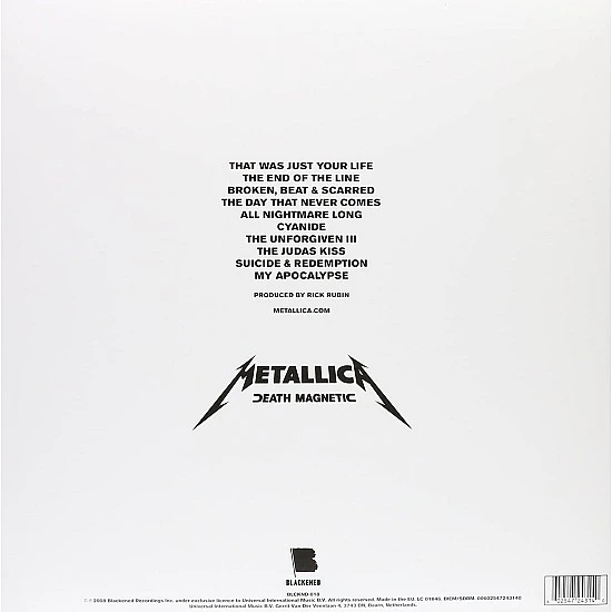 Metallica - Death Magnetic Plak 2 LP