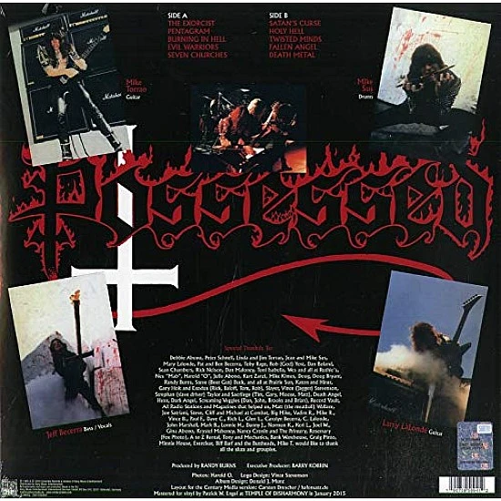 Possessed ‎– Seven Churches Plak LP
