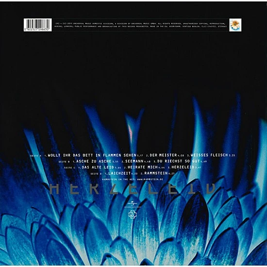 Rammstein - Herzeleid Plak 2 LP