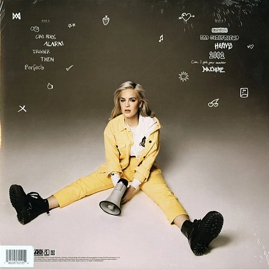 Anne-Marie ‎– Speak Your Mind (Sarı Renkli) Plak LP * ÖZEL BASIM *