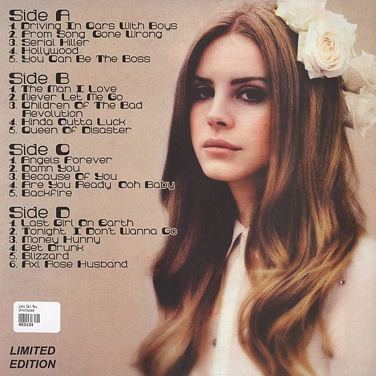 Lana Del Rey - Unreleased Renkli Plak 2 LP