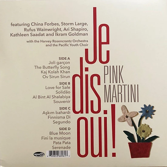 Pink Martini ‎– Je Dis Oui! (Deluxe) Plak 2 LP