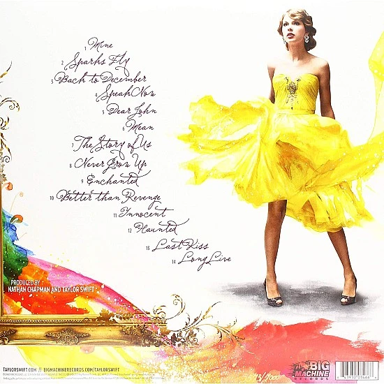Taylor Swift ‎– Speak Now (Duman Renkli) Plak 2 LP
