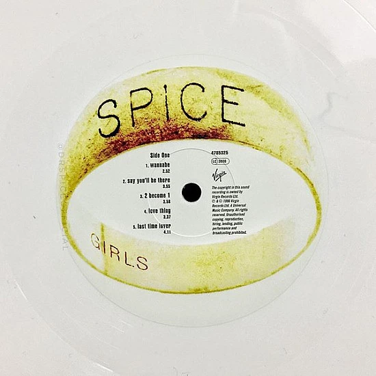 Spice Girls - Spice Beyaz Renkli Plak LP
