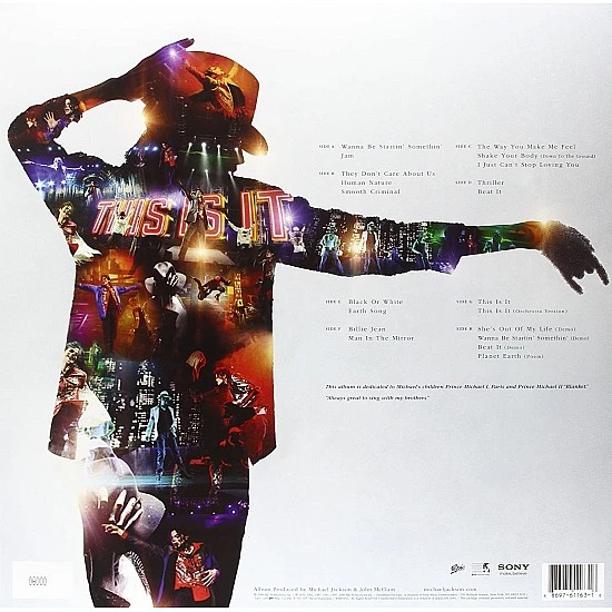 Michael Jackson ‎– This Is It Plak Box Set 4 LP