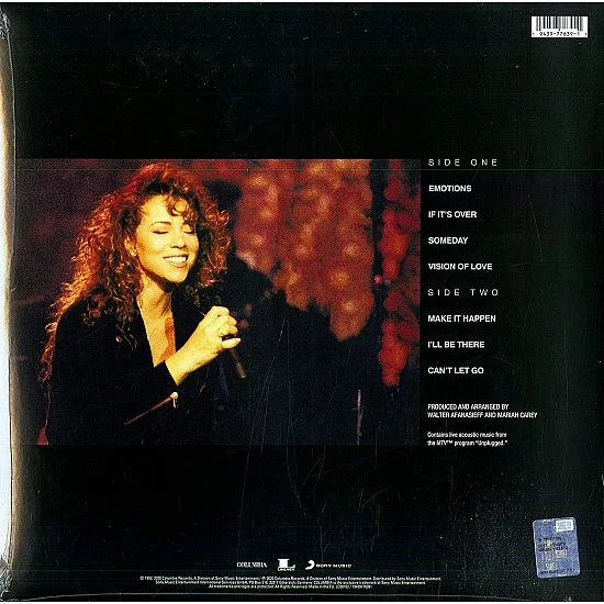 Mariah Carey - MTV Unplugged EP Plak LP