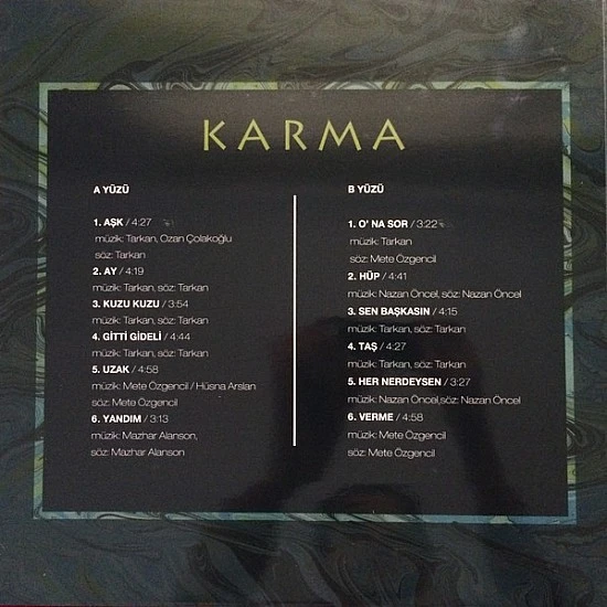 Tarkan - Karma Plak LP