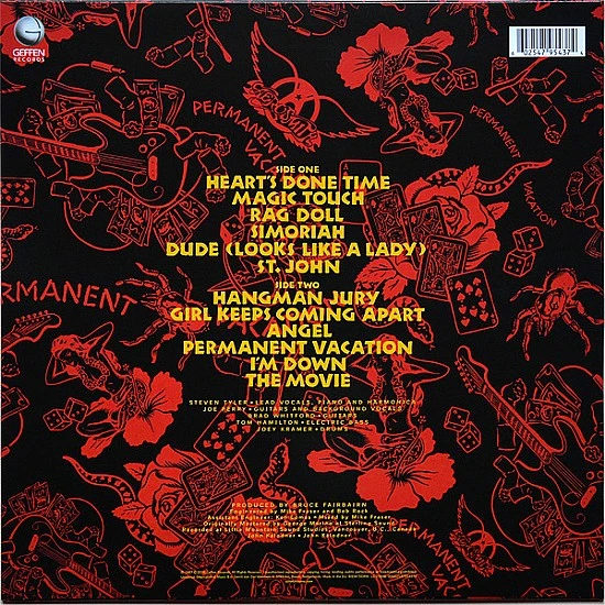 Aerosmith - Permanent Vacation Plak LP