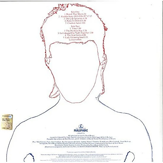 David Bowie ‎– Aladdin Sane (Gümüş Renkli) Plak LP