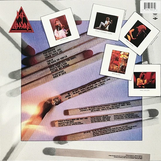 Def Leppard ‎– Pyromania (Kırmızı Renkli) Plak LP