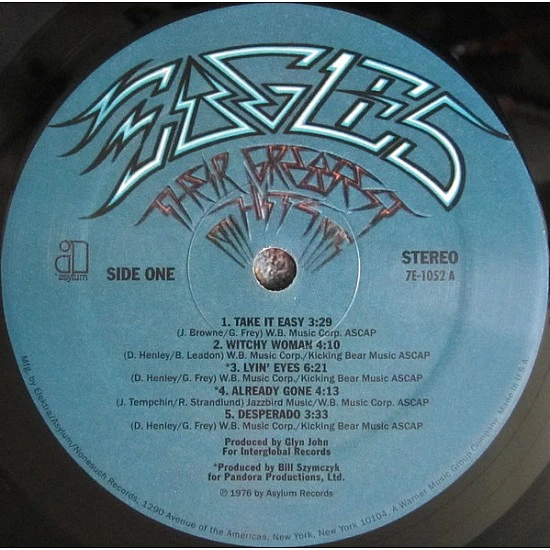 Eagles ‎– Their Greatest Hits Volumes 1 & 2 Plak 2 LP Box Set
