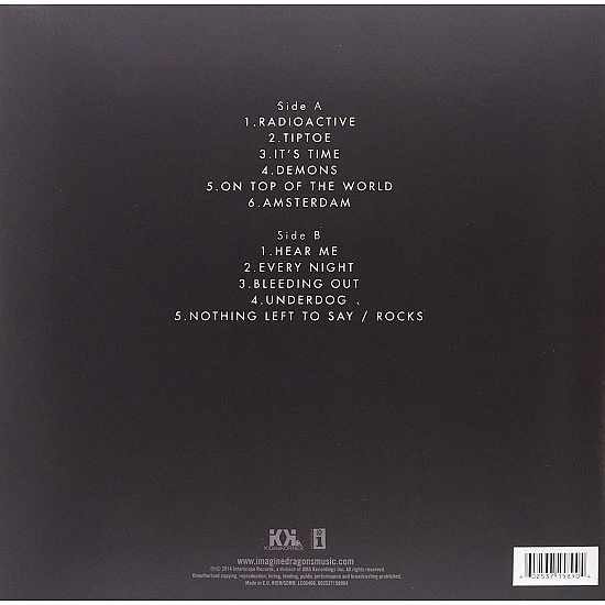 Imagine Dragons - Night Visions Plak LP