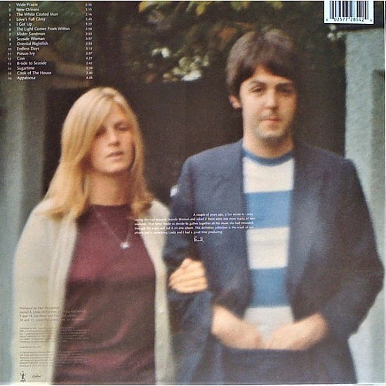Linda McCartney ‎– Wide Prairie (Süt/Mavi Renkli) Plak LP