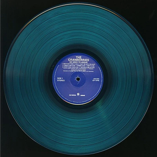 The Cranberries ‎– No Need To Argue (Turkuaz Renkli) Plak LP