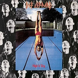 Def Leppard ‎- High 'N' Dry Plak LP
