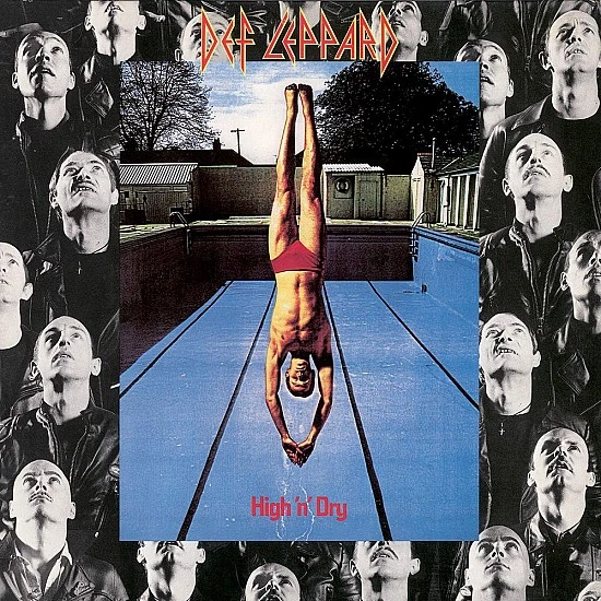 Def Leppard ‎- High 'N' Dry Plak LP