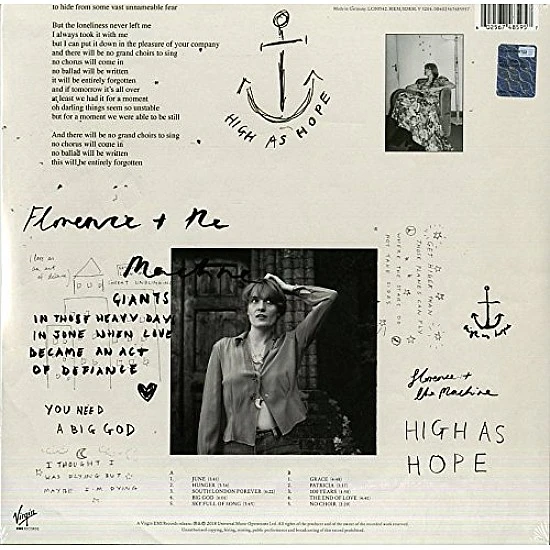 Florence And The Machine - High As Hope Plak LP