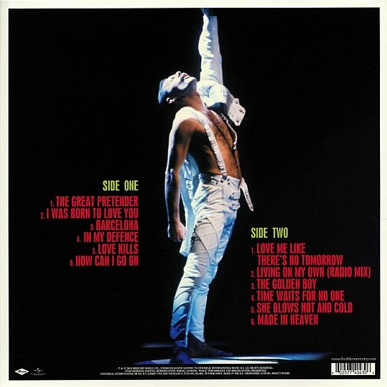 Freddie Mercury ‎– Never Boring Plak LP