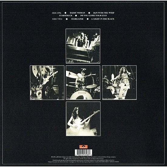 Rainbow - Rising Plak LP (Ritchie Blackmore, Dio)