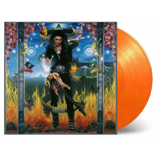 Steve Vai ‎– Passion And Warfare Alev Renkli Plak LP