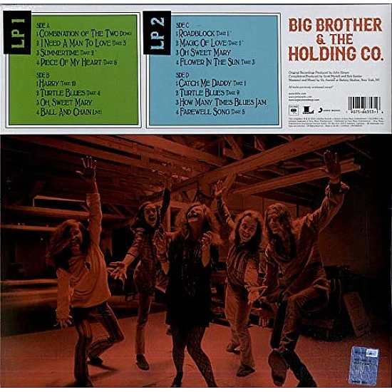 Janis Joplin - Big Brother & The Holding Company ‎Sex, Dope & Cheap Thrills Plak LP