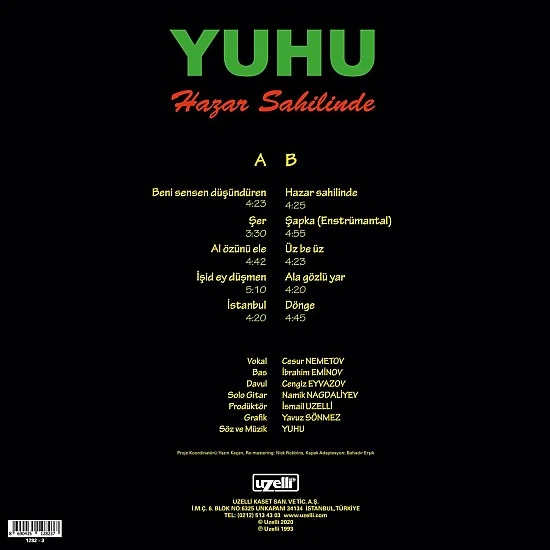 Yuhu ‎– Hazar Sahilinde Plak LP
