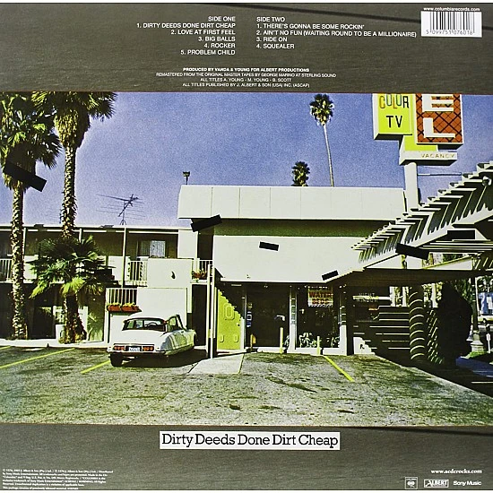 AC/DC - Dirty Deeds Done Dirt Cheap Plak LP