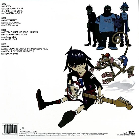 Gorillaz - Demon Days Plak 2 LP