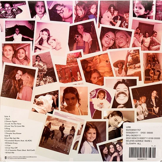 Selena Gomez ‎– Rare Şeffaf Yeşil Renkli Plak LP  * ÖZEL BASIM *