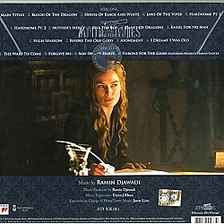 Game Of Thrones - Season 5  Soundtrack Plak 2 LP 