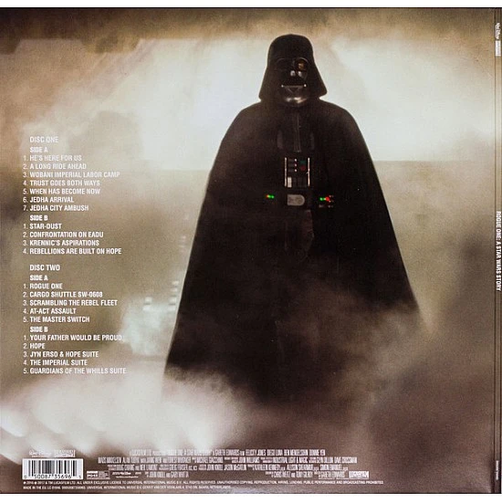 Star Wars: Rogue One Soundtrack Plak 2 LP