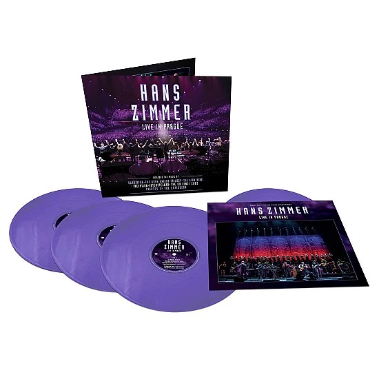 Hans Zimmer - Live in Prague (Mor Renkli) Plak Box Set 4 LP