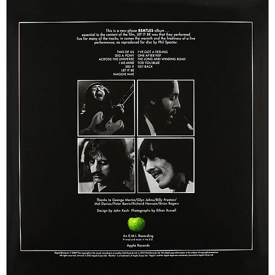 The Beatles - Let It Be Plak LP