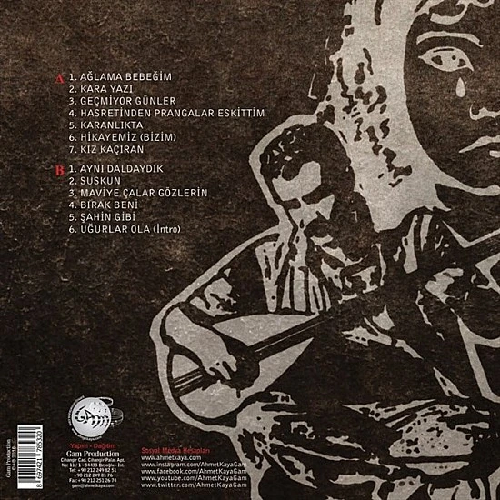 Ahmet Kaya - Ağlama Bebeğim Plak LP