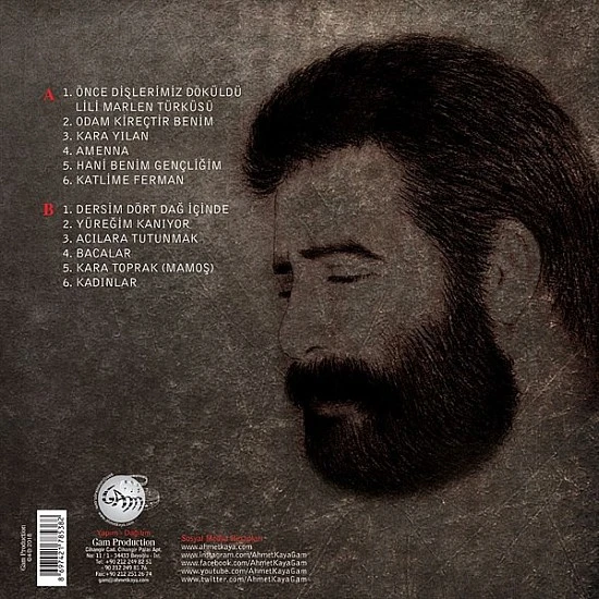 Ahmet Kaya - Resitaller 1 Plak LP
