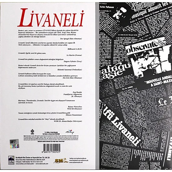 Zülfü Livaneli - Ada Plak LP