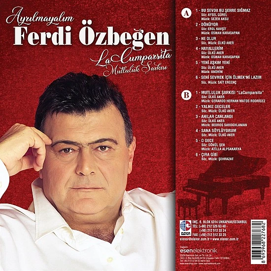 Ferdi Özbeğen - Ayrılmayalım Kırmızı Renkli Plak LP