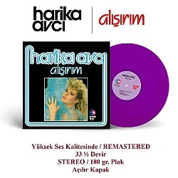 Harika Avcı - Alışırım (Mor Renkli) Plak LP
